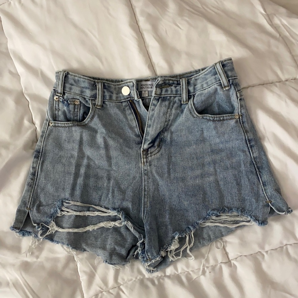 Beginning Boutique denim shorts